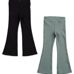 Little Girls Active 2 Pk Flare Leg Pants