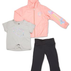 Girls Active 3 Pk Pants Set