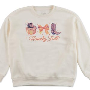 Girls Fall Cowgirl Sweatshirt