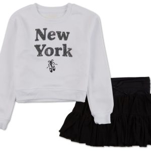 Girls 2 Pc Skirt Set