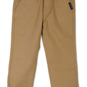 Little Boys Solid Khaki Joggers