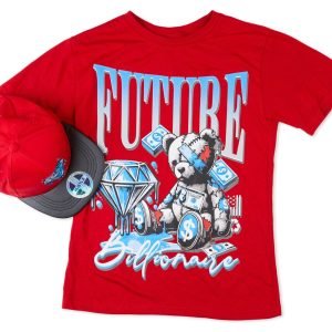 Boys 2 Pc Graphic Tee & Hat Set