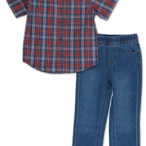 Little Boys 2 Pc Jeans Set