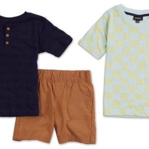 Little Boys 3 Pc Shorts Set