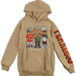Boys Bear Graphic Hoodie
