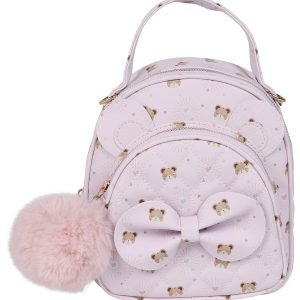 Girls Bear Convertible Backpack