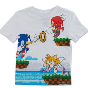 Little Boys Sonic The Hedge Hog Graphic Tee