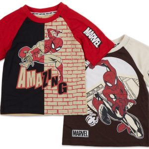 Little Boys 2 Pk Spiderman Tees