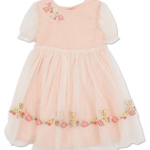Toddler Girls Tulle Floral Dress