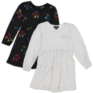 Toddler Girls 2 Pk Long Sleeve Dresses