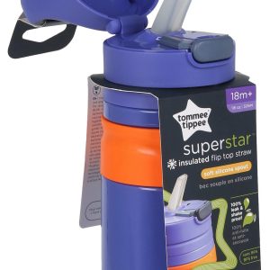 11 oz Insulted flip top straw 100% leak & shake proof