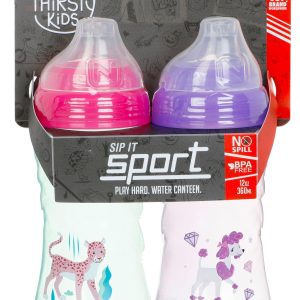 2 Pk Sip It Sport Water Canteens - Multi