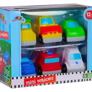 6 Pc Mini Vehicles
