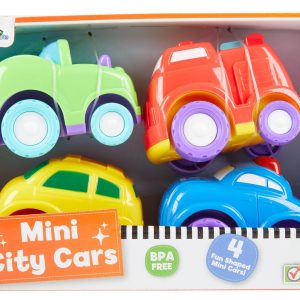4 Pc Mini City Cars
