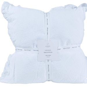 2 Pk Solid Decorative Euro Pillows