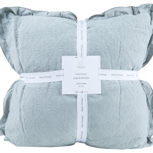 2 Pk Solid Decorative Euro Pillows