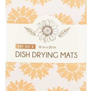 2 Pk Dish Drying Mats