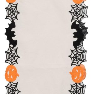 14x70 Halloween Embroidered Table Runner