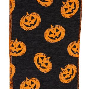 16x80 Reversible Halloween Jack O Lanter Print Table Runner