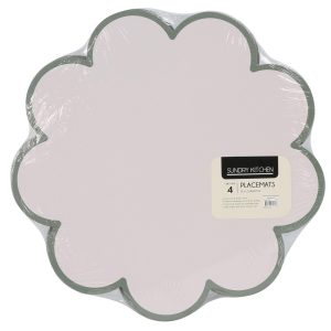 4 Pk Floral Placemats