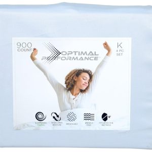 4 Pc King Size Sheets Set
