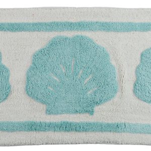 20x32 Scallop Shell Bath Rug