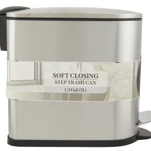 Soft Closing Step Trash Can