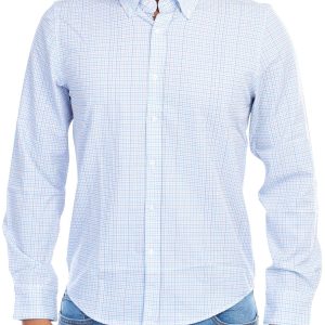 Men's Plaid Print Button Down Shirt