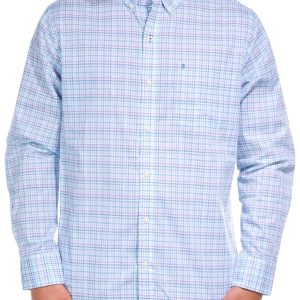 Men's Plaid Print Button Down Shirt