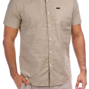 Men's Geo Print Button Down Shirt