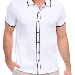 Men's Solid Button Down Shirt