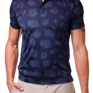 Men's Palm Leaf Polo Shirt
