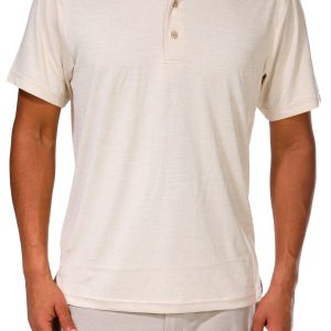 Men's Solid Heathered Polo Shirt
