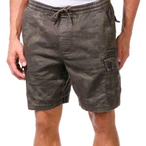 Men's Camo Print Cargo Shorts