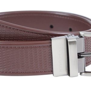 Textured Faux Leather Belt