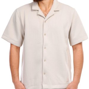 Men's Solid Button Down Shirt