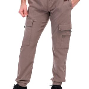 Men's Solid Cargo Pants