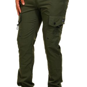 Men's Solid Cargo Pants