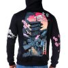 Men's Japanese Graphic Fleece Hoodie