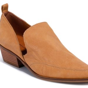 Women's Solid Block Heel Loafers