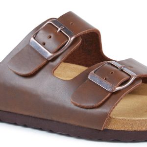 Women's Double Band Footbed Slides