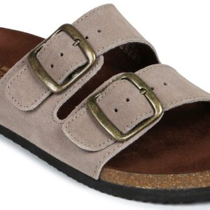 Women's Double Band Footbed Slides