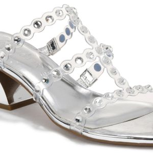 Women's Studded Heel Sandals