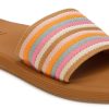 Women's Rainbow Stripe Slides