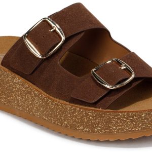 Women's Double Band Wedges Sandals