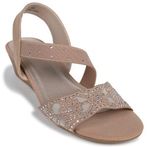 Women's Rhinestone Comfort Wedges