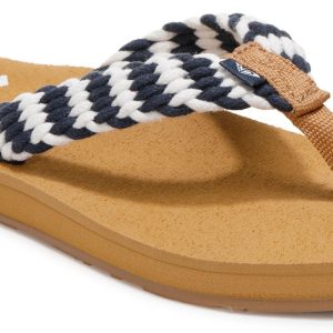 Women's Stripe Flip Flops