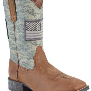 Men's Leather Outdoor Camo Boots