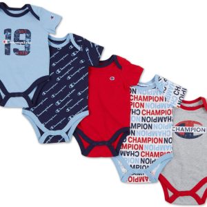 Baby Boys Active 5 Pk Creepers