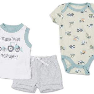 Baby Boys 3 Pc Shorts Set